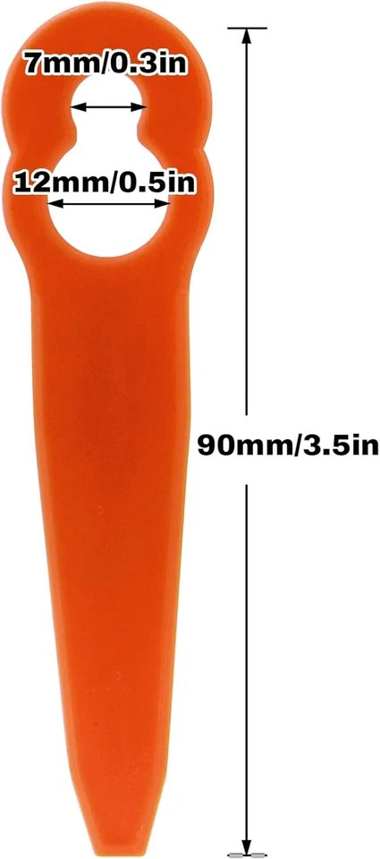 48Pcs Plastic String Trimmer Head Blades Replacement for Stihl Polycut 2-2 4008