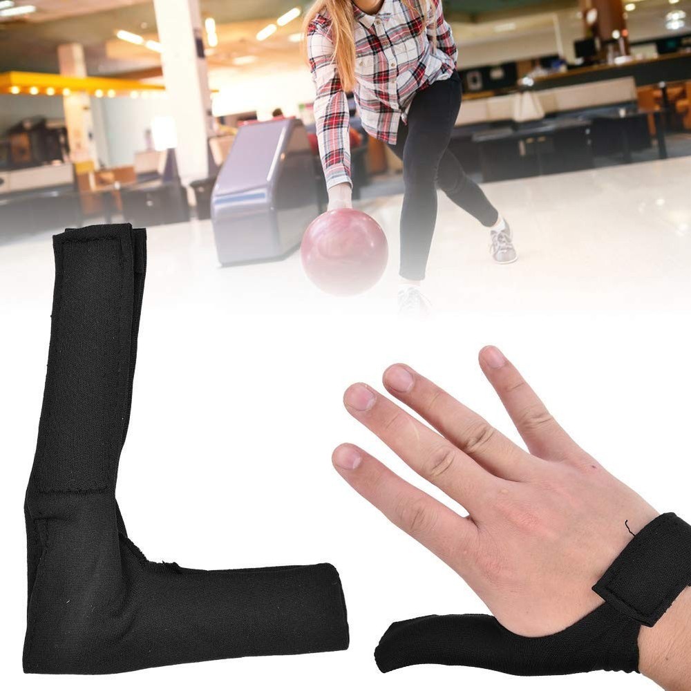 CYTGOUPER Bowling Thumb Saver Protector,Bowling Sock,Right Left Black