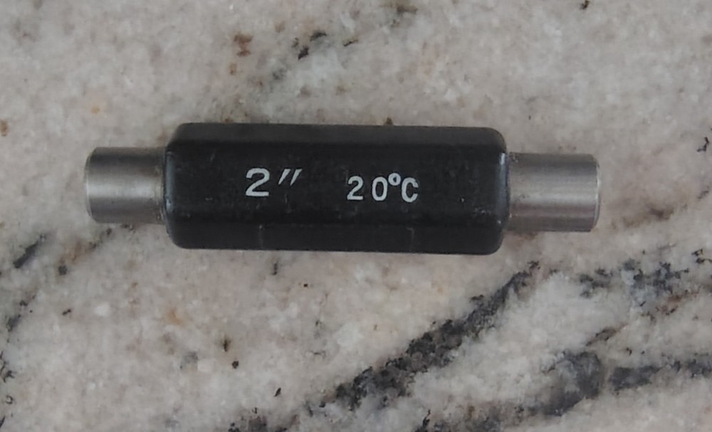 🗽2" MICROMETER STANDARD MACHINIST/TOOLMAKER