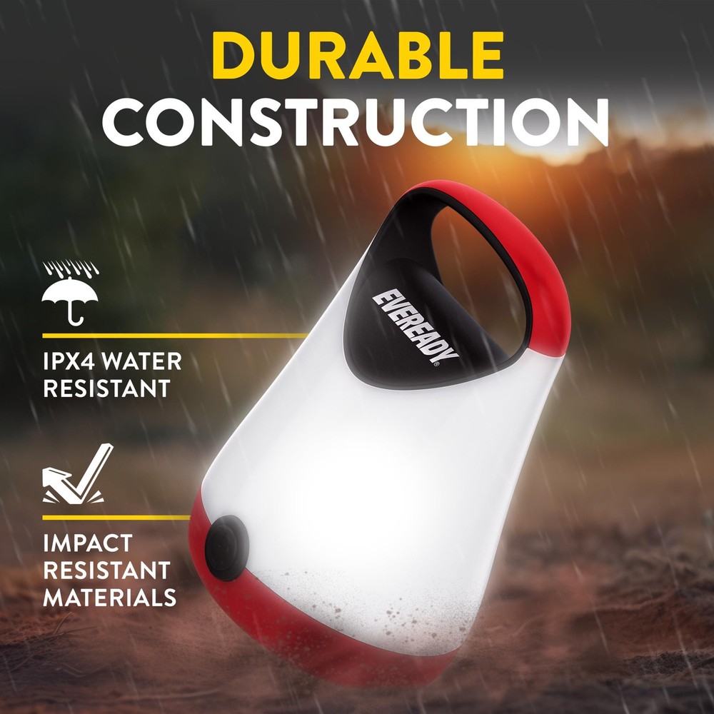 LED Camping Lantern, Bright Tent Light, WaterResistant, 100Hour Runtime
