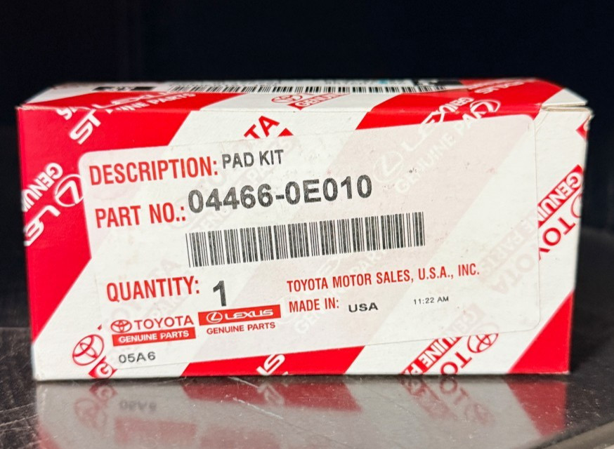 LEXUS/TOYOTA REAR BRAKE PADS 04466-0E010