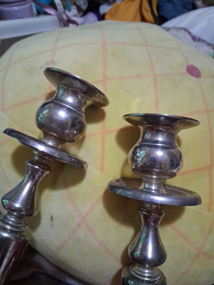 Sheridan Silver Plated Candle Sticks 2 Pack