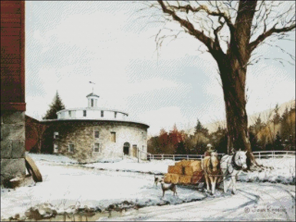 Chart Needlework Embroidery DIY - Counted Cross Stitch Patterns - Shaker Ways