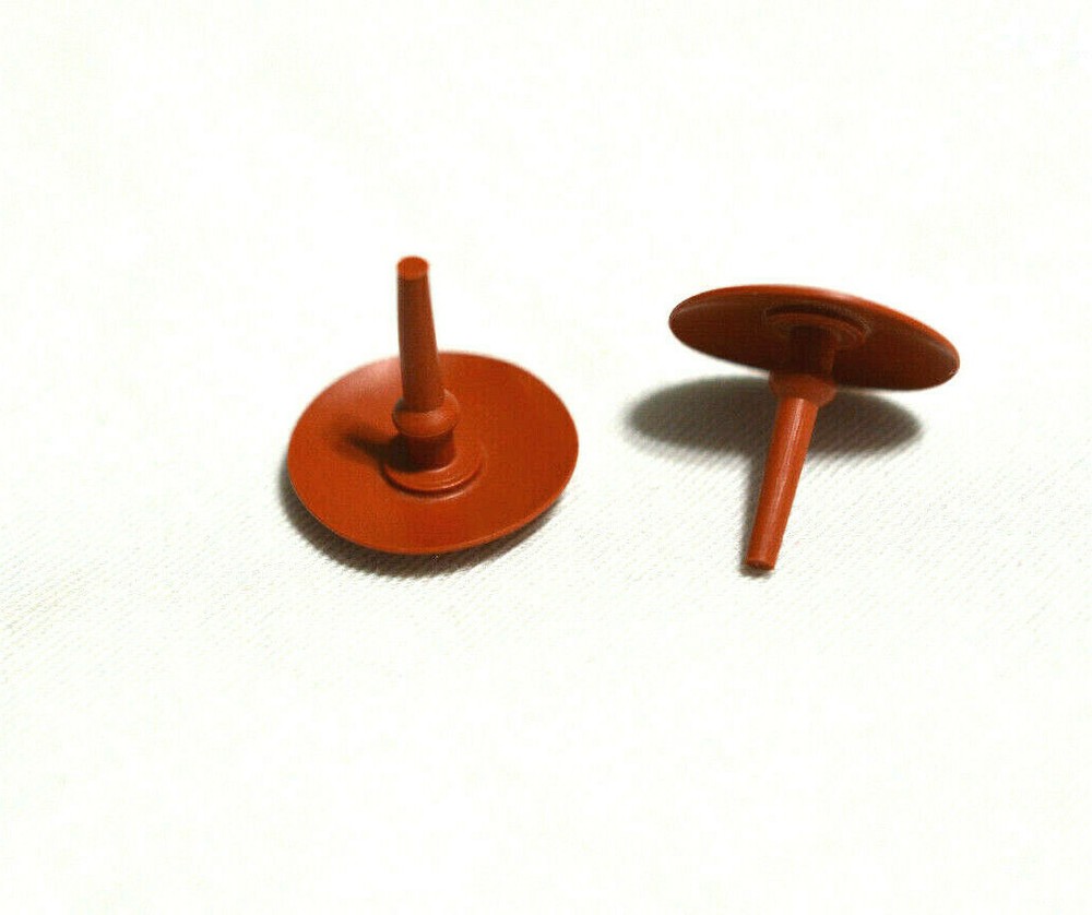 Pair, Accelerator Pump Check Valves Red Umbrella Pull Through Style Fits: Holley