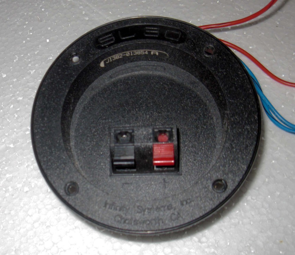 OEM Vintage Infinity SL30 Wiring Harness Speaker Jack Working Pull Tested