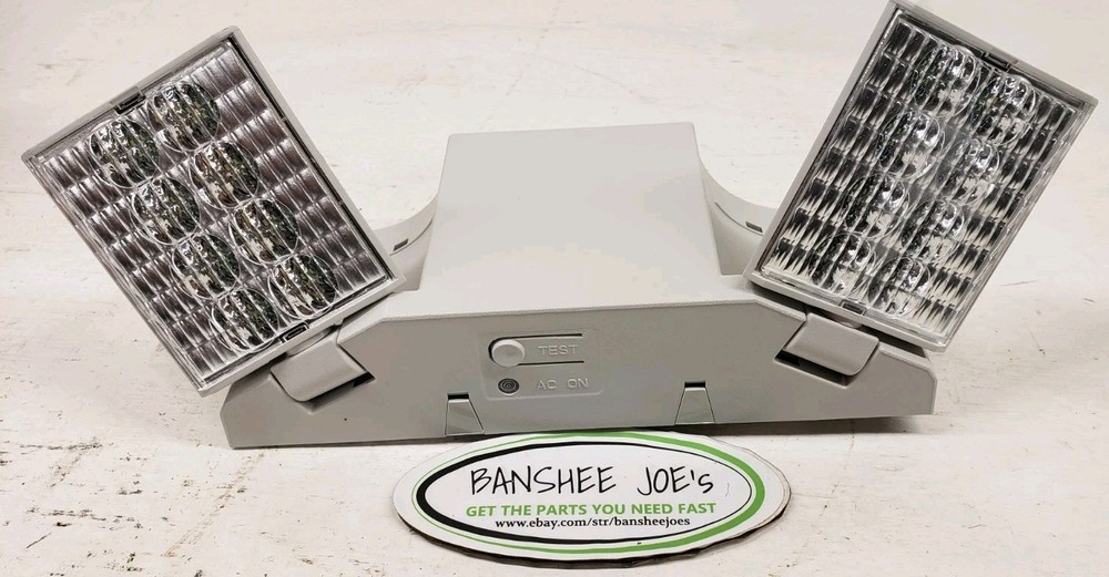 LED Emergency Bug Eye Light 120v/277v White Adjustable Heads