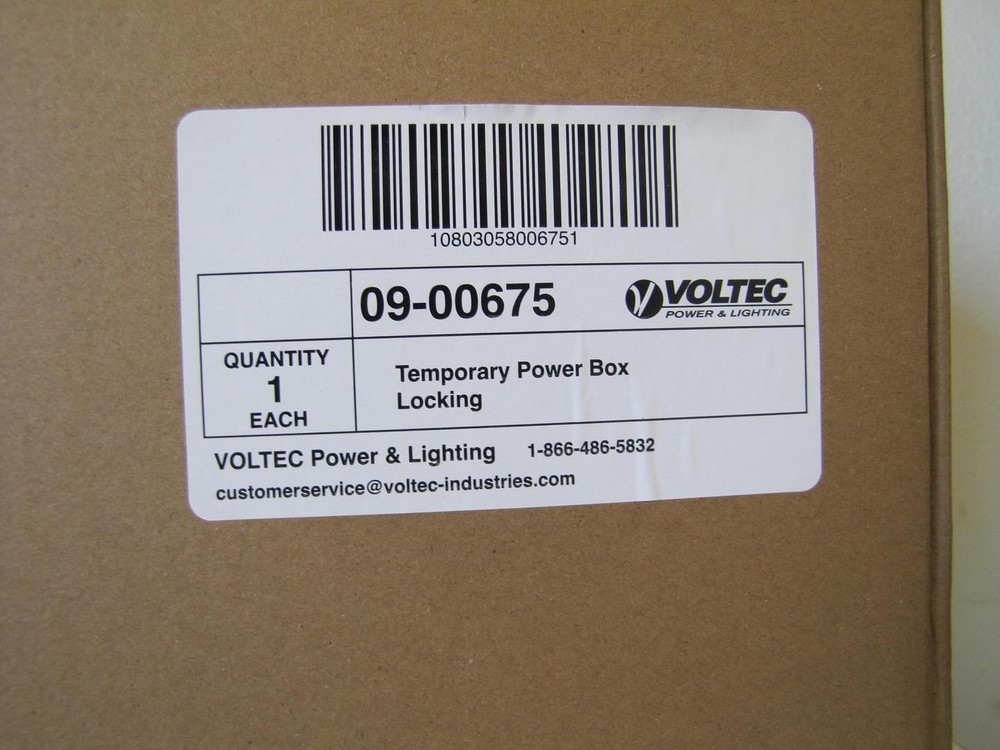 Voltec 09-00675 Temporary Power Distribution Box T-BOX-6L