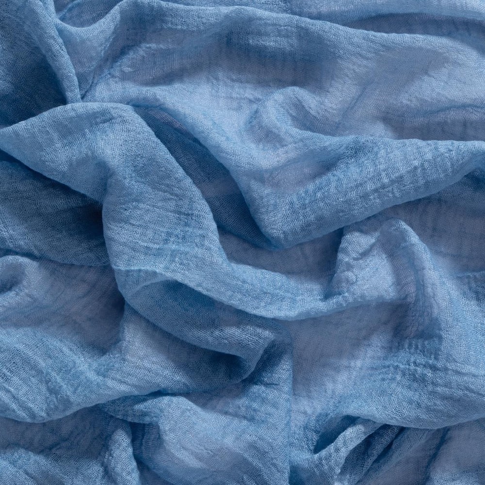 6pcs Dusty Blue Easter Spring Gauze Cheesecloth Table Runner 120 Inch Rustic ...