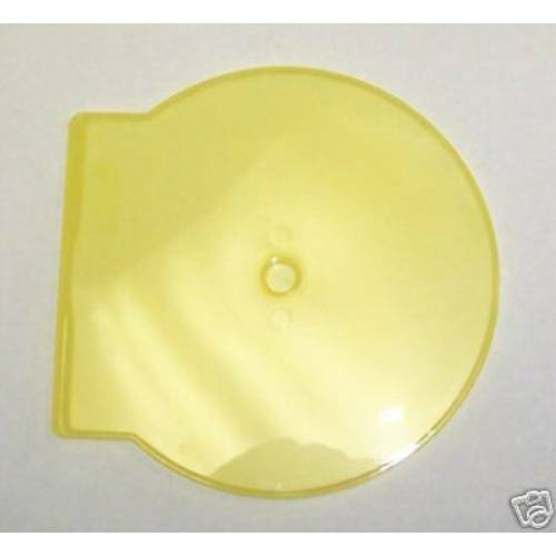 10 YELLOW CD DVD CLAMSHELL CASE CSHELL POLY CASES JS106
