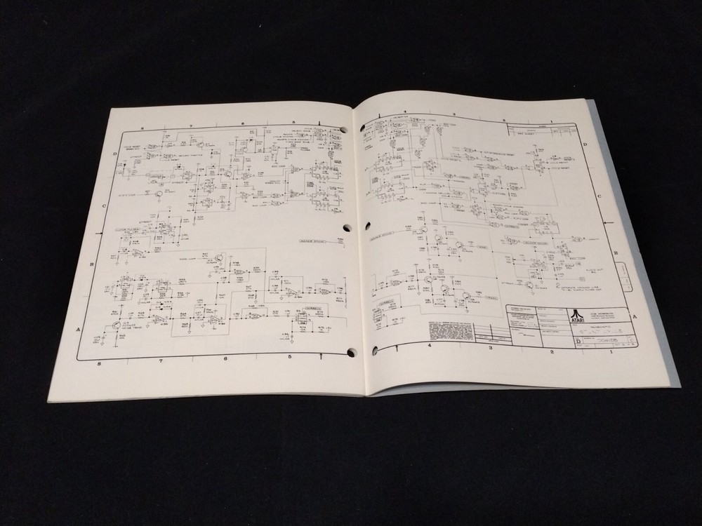 STUNT CYCLE OPERATION MANUAL ARCADE GAME ATARI 1976