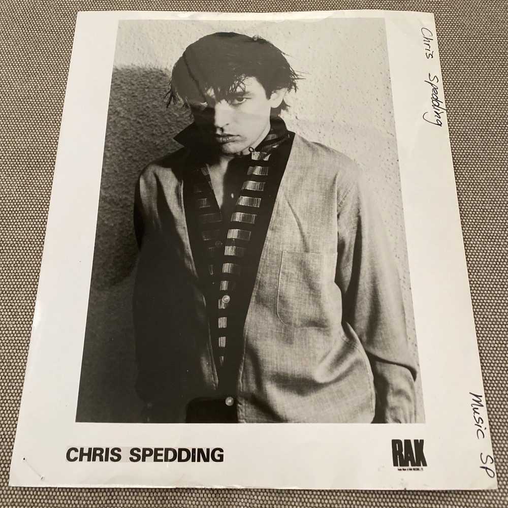 Chris Spedding Press Photo 8x10”. See Description.