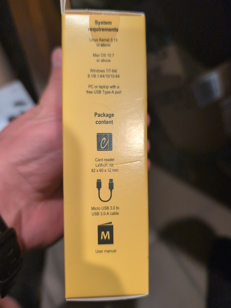 USB 3.0 CFast Card Reader 5Gbps Aluminum High-Speed