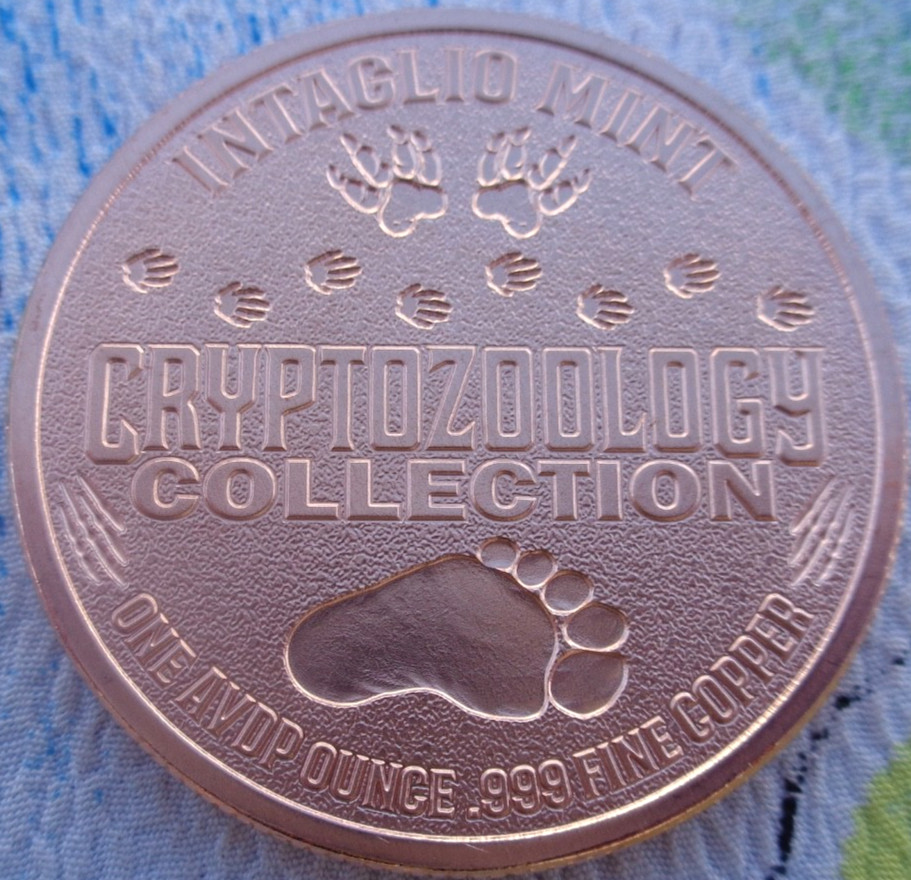 1 oz. JERSEY DEVIL #8 Cryptozoology Series .999 fine copper round