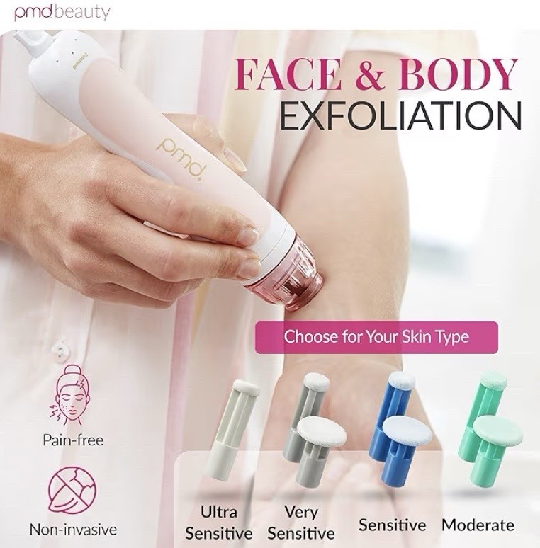 PMD Personal Microderm Classic Pink Exfoliation Device Open Box Tested
