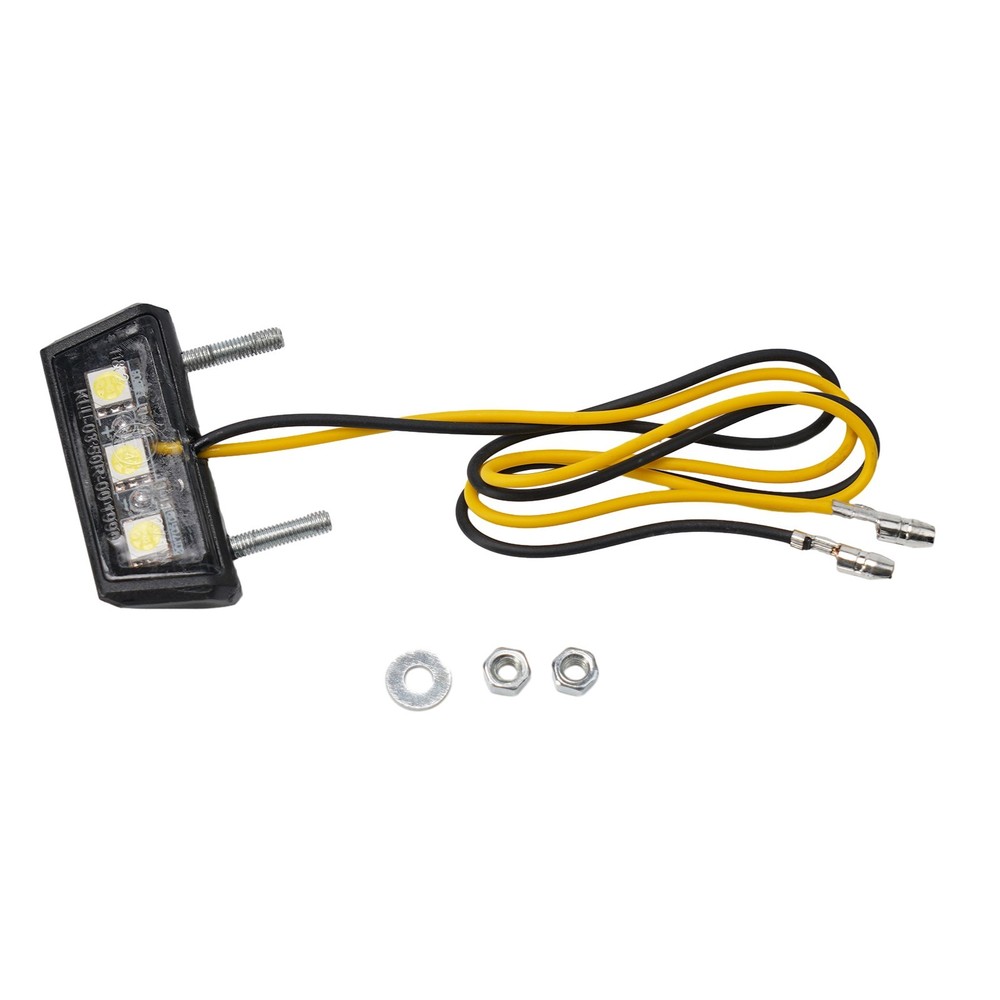 License Plate Light LED Light 1W Black High Quality Material Practical To Use