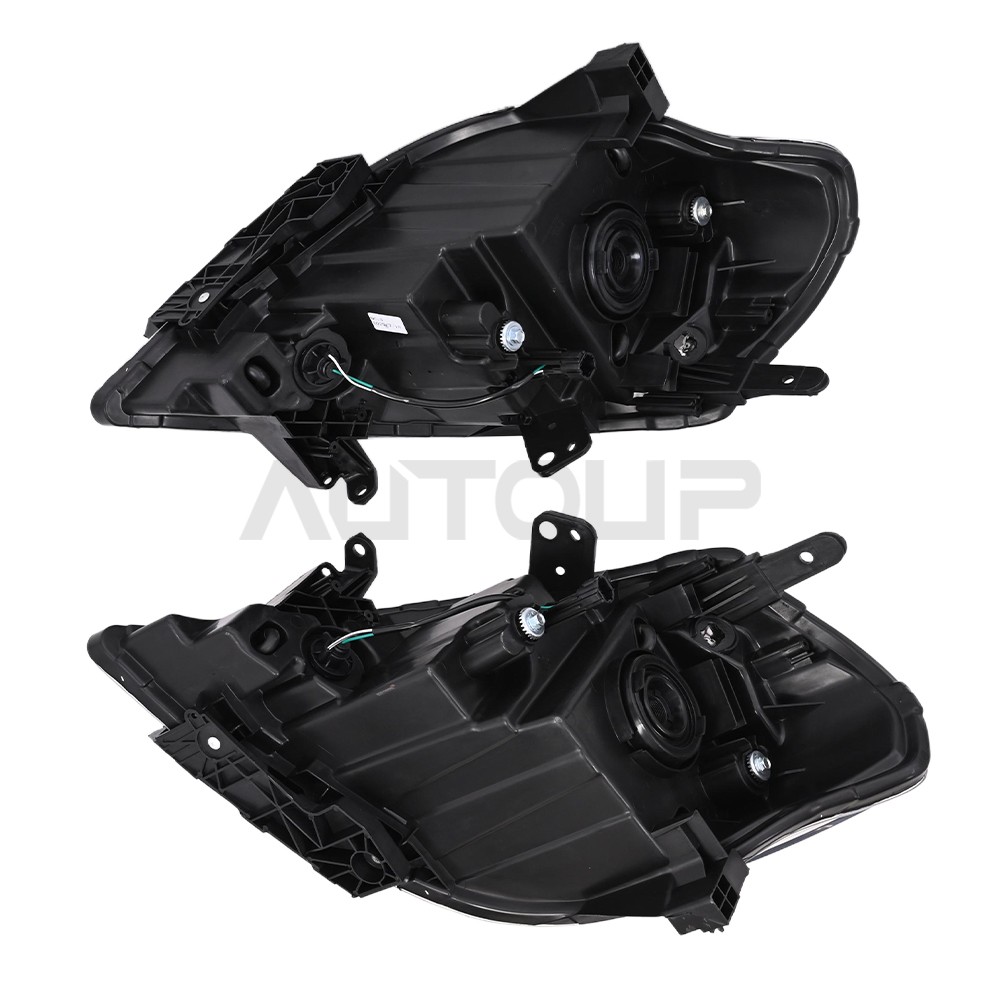 Chrome Halogen Headlight For Nissan Versa 2007-2012 Driver & Passenger Side