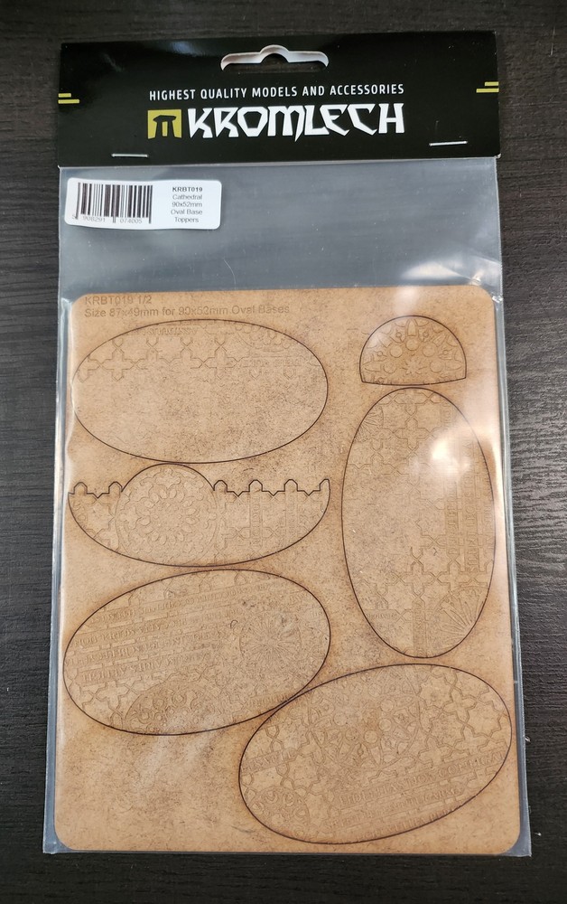 Kromlech Accessories Cathedral 90x52mm Oval Base topper (*See Per Order Flat Rat