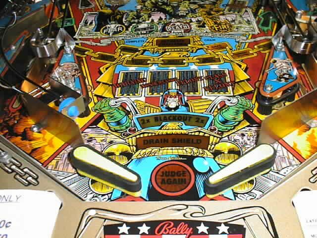 Bally Judge Dredd Pinball Machine Playfield Slingshot Plastic Left