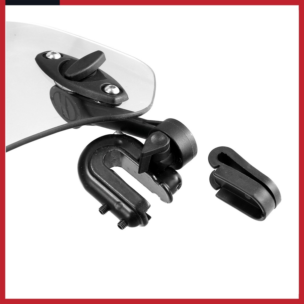 28.5cm Motorcycle Windshield Clear Lens Windshield Extension