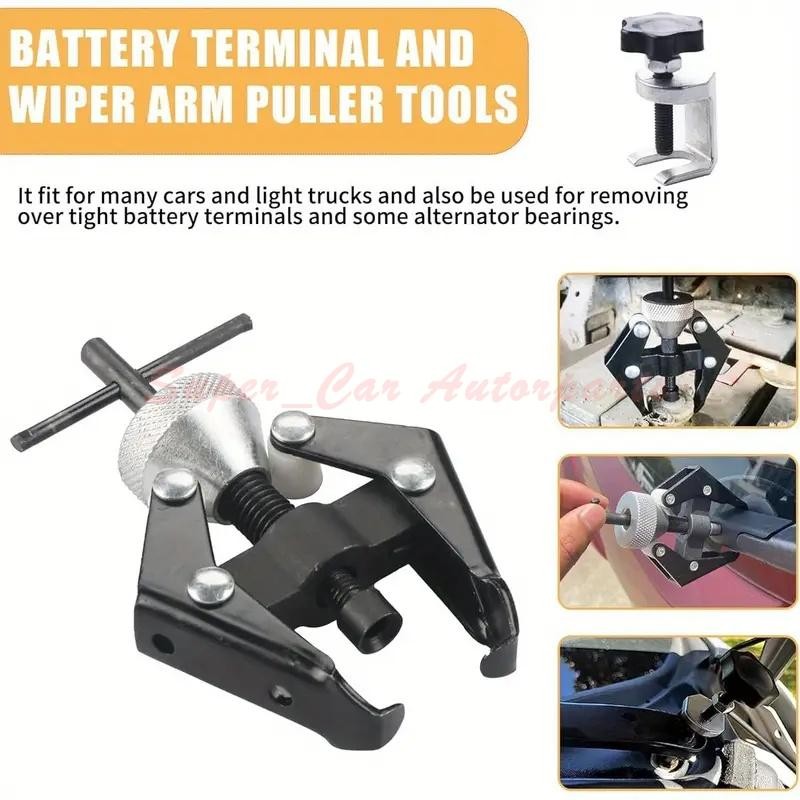 Battery Terminal and Wiper Arm Puller Tools, Windshield Wiper Arm Removal Tool