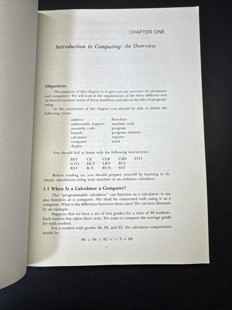 1978 Programming Programmable Calculators TI-59 TI-57 SR-56 SR-52 PC-100C Cradle