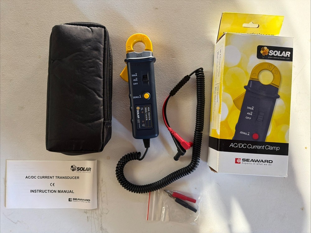 Open Box | SeaWard Solar AC/DC Current Testing/Meter Clamp Only