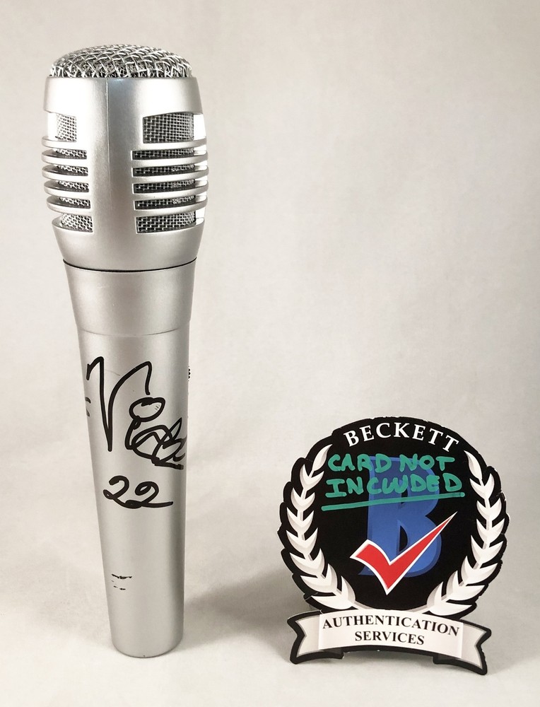 Vanilla Ice Signed Microphone Beckett BAS COA