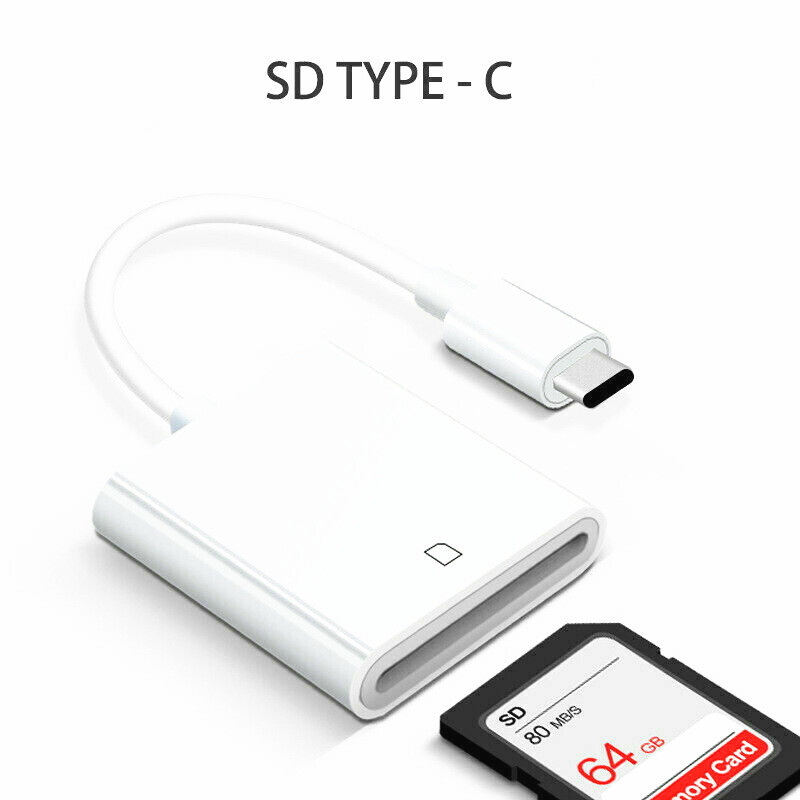 USB C SD Card Reader Type-C to SD Card Camera Reader Adapter for Android