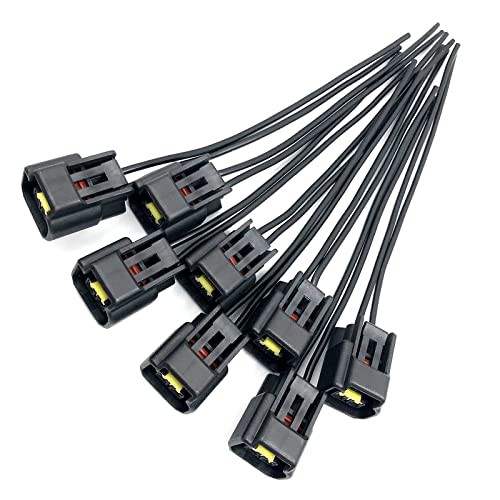 8pcs Ignition Coil Connector Plug Pigtail Harness with Wires Compatible with