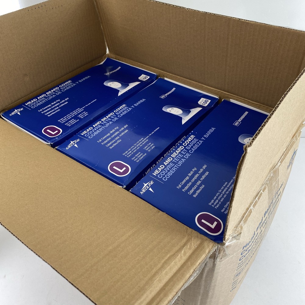 Medline Head and Beard Covers NONSH200 Case 300