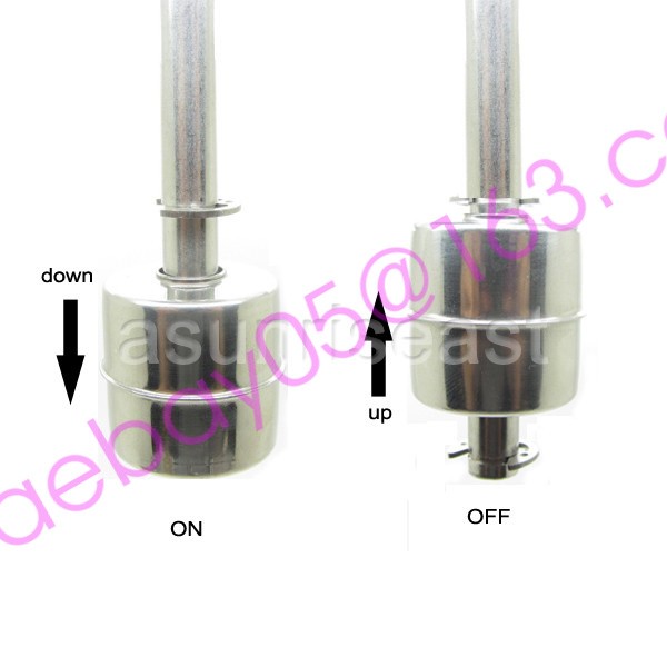 Right Angle Stainless Steel Ball Float Switch Tank Liquid Water Level Sensor