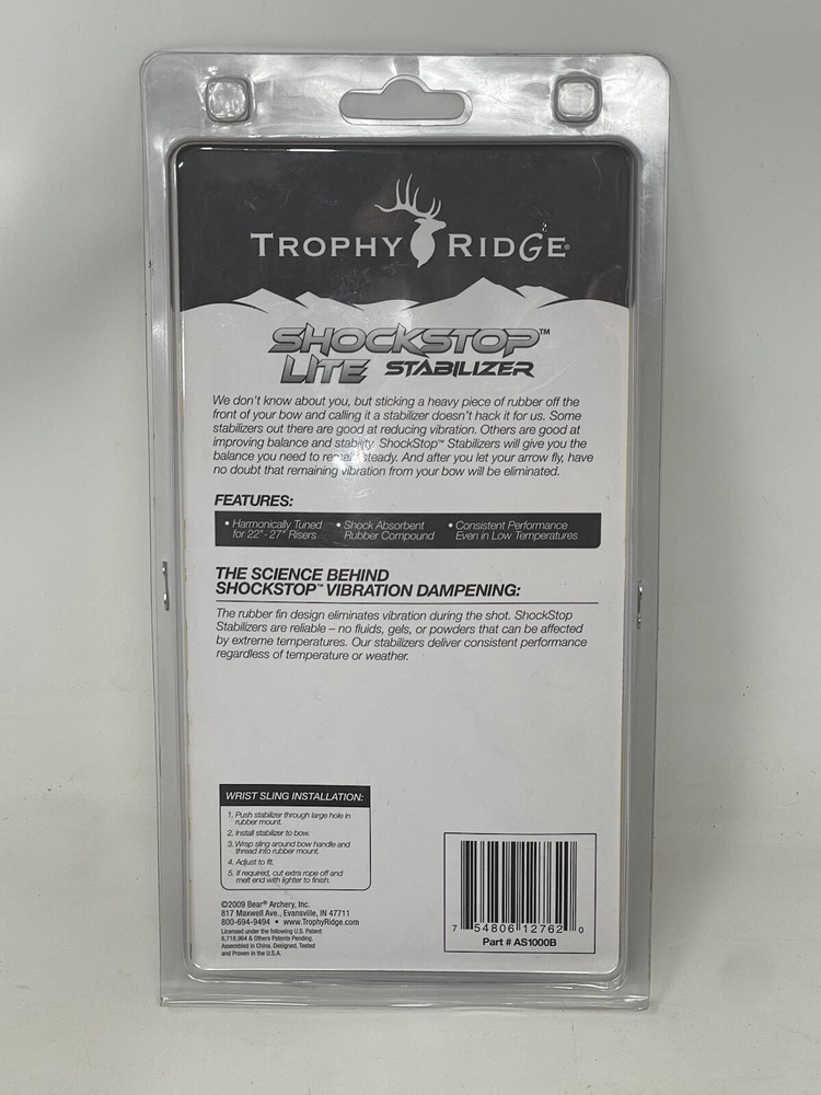 trophy ridge shock stop stabilizer Lite (Tuned For 22”-27”)