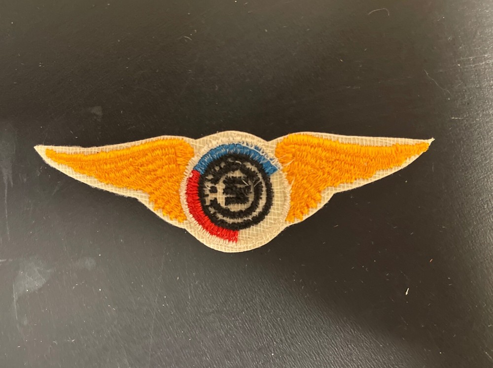 Vintage CZ Motorcycles Wings Patch Embroidered 4”