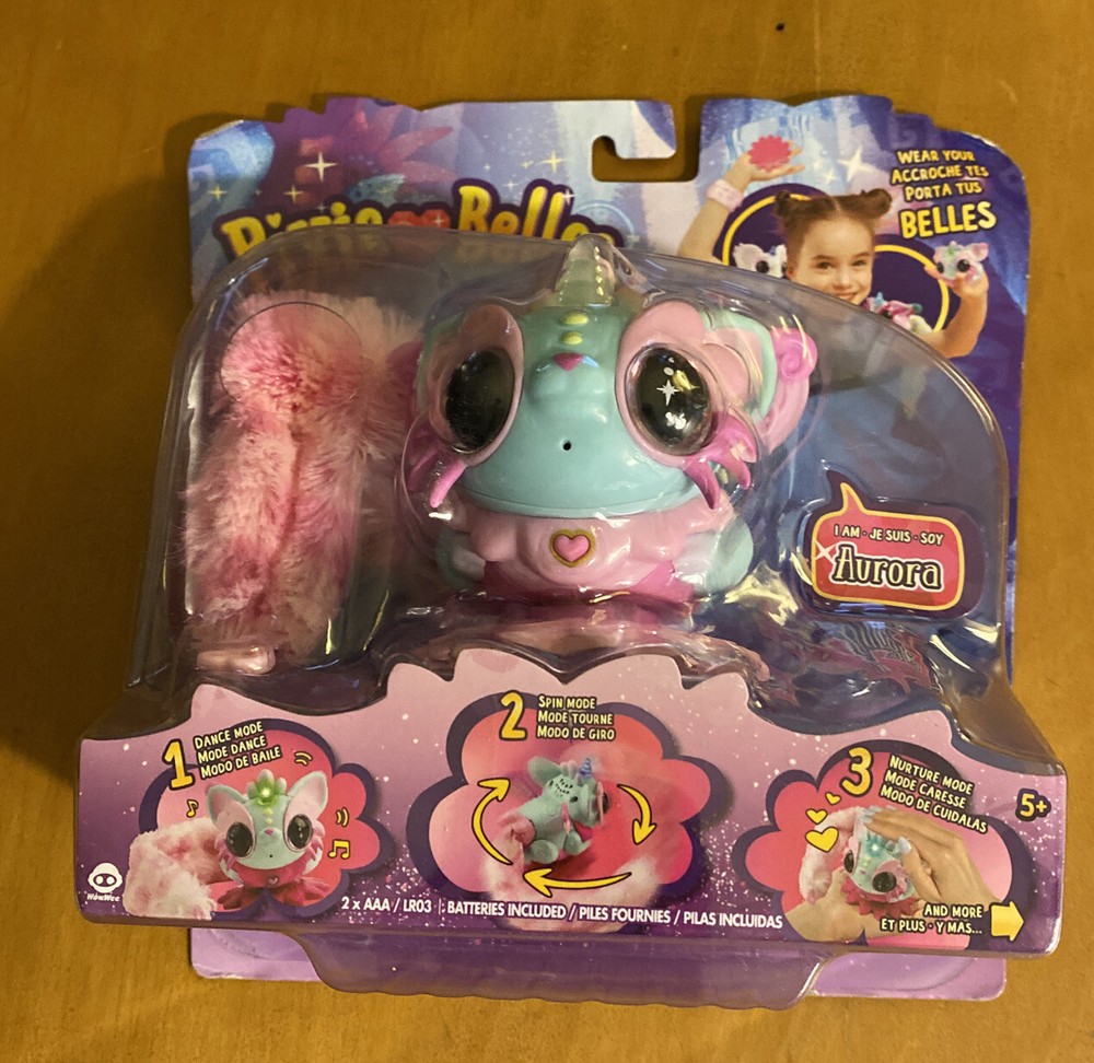 WowWee Pixie Belles - Aurora (Turquoise)  Interactive Enchanted Toy -Damaged Box