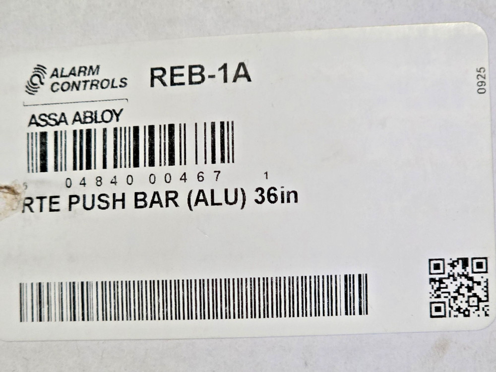 Alarm Controls REB-1A 36" Long Request to Exit Push Bar, NEW IN BOX