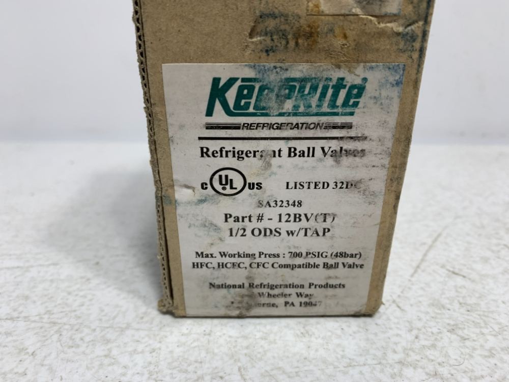 Keeprite 12BVT Refrigerant Ball Valve 1/2" ODS 700PSI