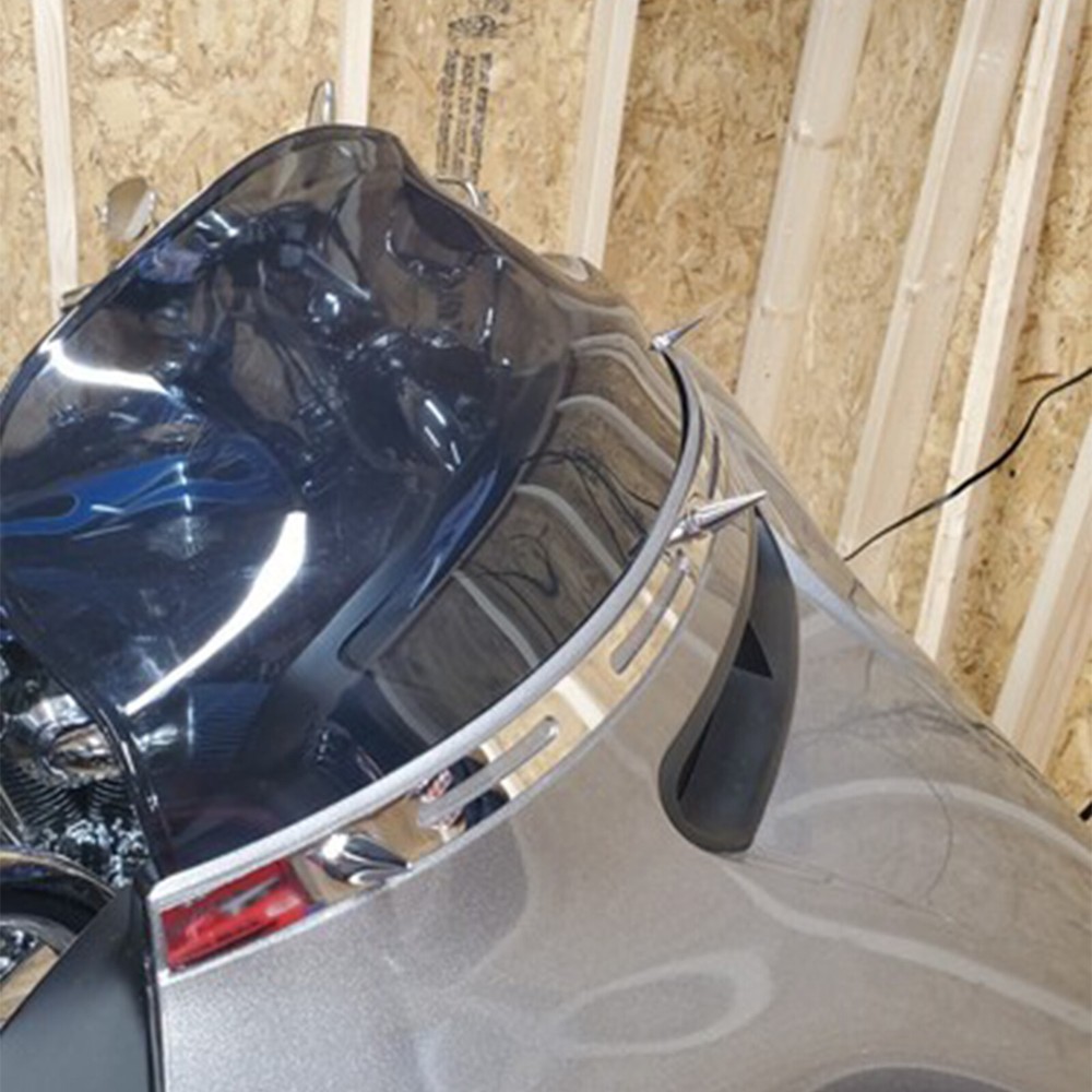 9" Wave Windshield Windscreen For Harley Electra Glide Ultra Classic 2014-2019