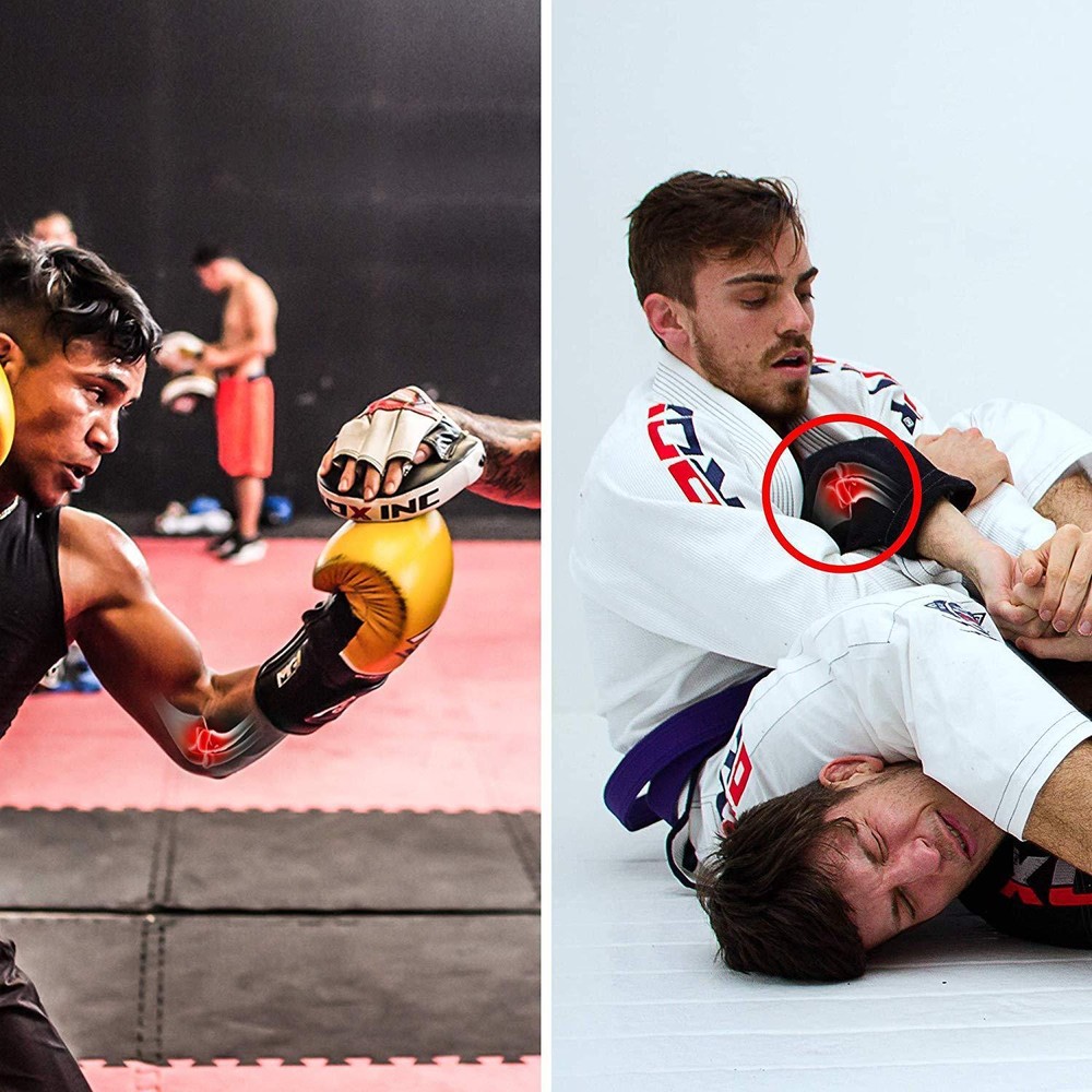 Elbow Brace Support by RDX, Arthritis, Elbow Compression Sleeve, Forearm Support