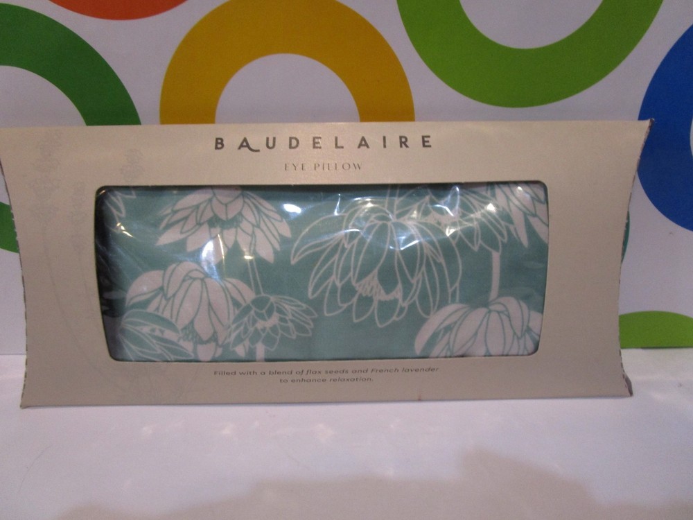 BAUDELAIRE~ TEAL EYE PILLOW ~ BOXED