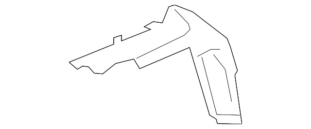 Genuine GM Driver Side Quarter Inner Panel Extension 23466721