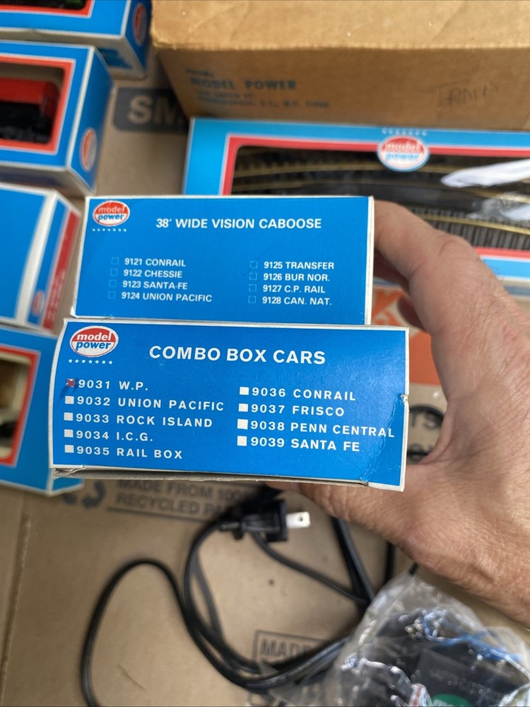 Model Power Coke Coca Cola Train Set HO Scale Santa Fe Engine Tab Sprite Vintage