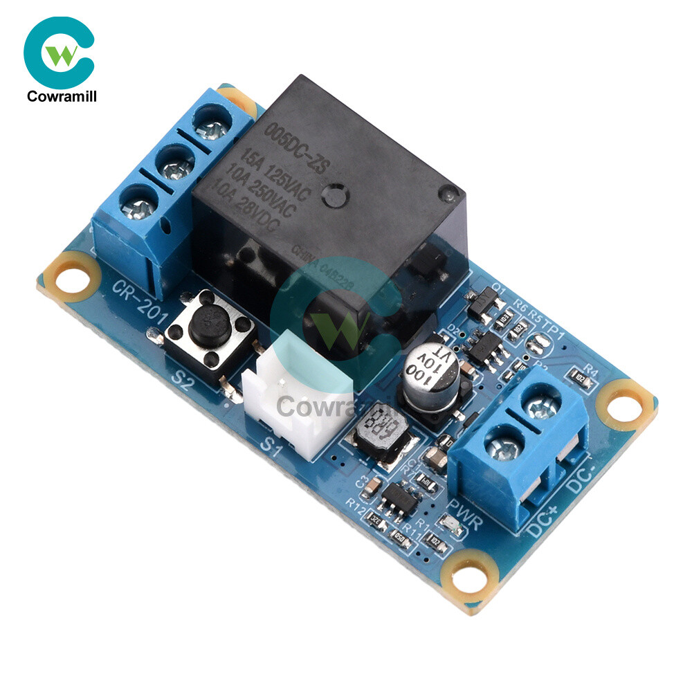 DC 5-28V 1 Way Bistable One Key Start Stop Self Locking Trigger Relay Module