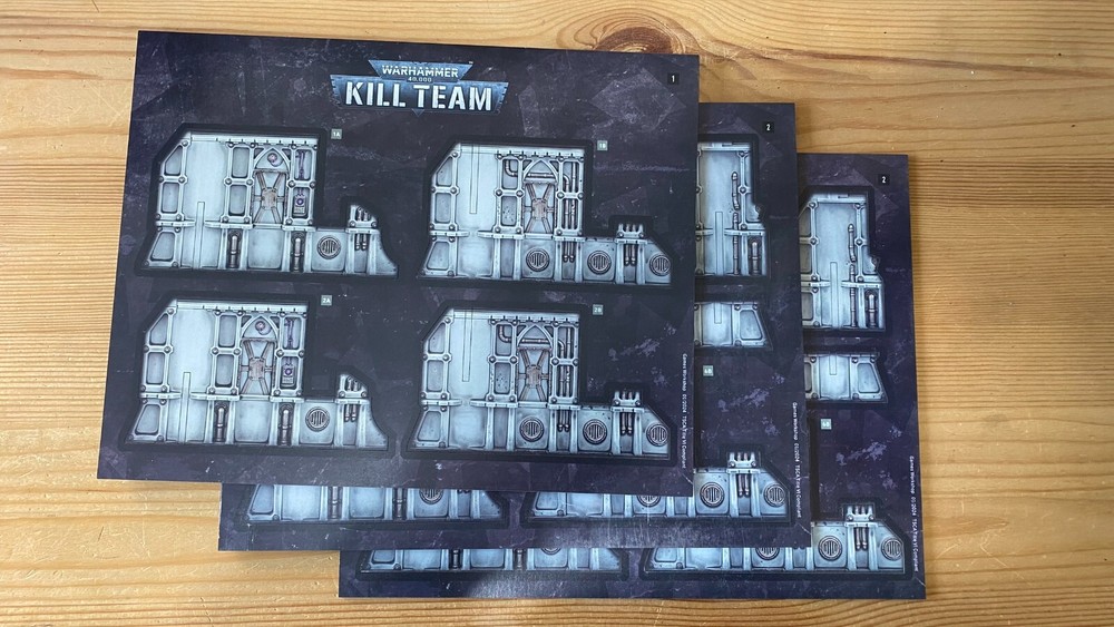 GW 40K - Kill Team Starter Set Terrain Scenery Set (1C)