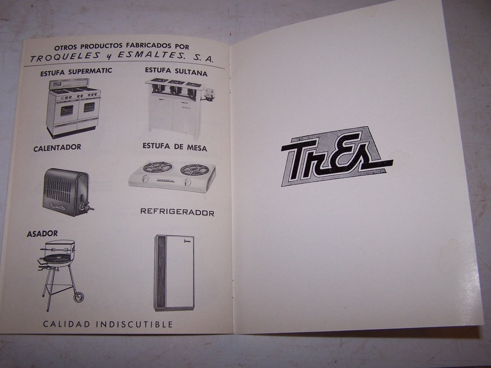 1969 TRES Enamel Ware Catalog MEXICO