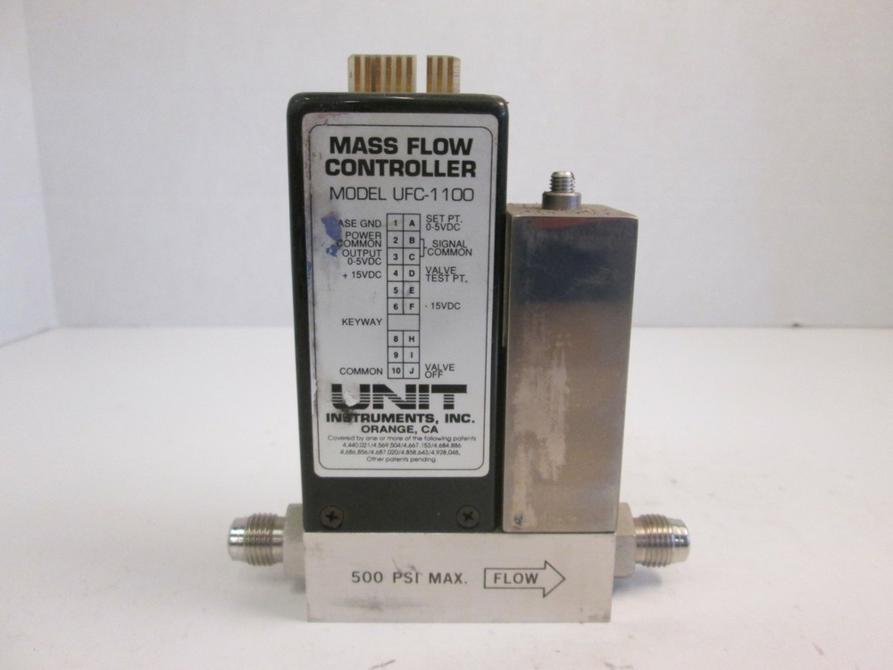 Unit UFC-1100 Mass Flow Controller, SIH4, 100 SCCM, Used