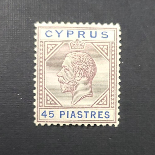 Cyprus Stamps Scott 71 MH Pencil Notations on Back
