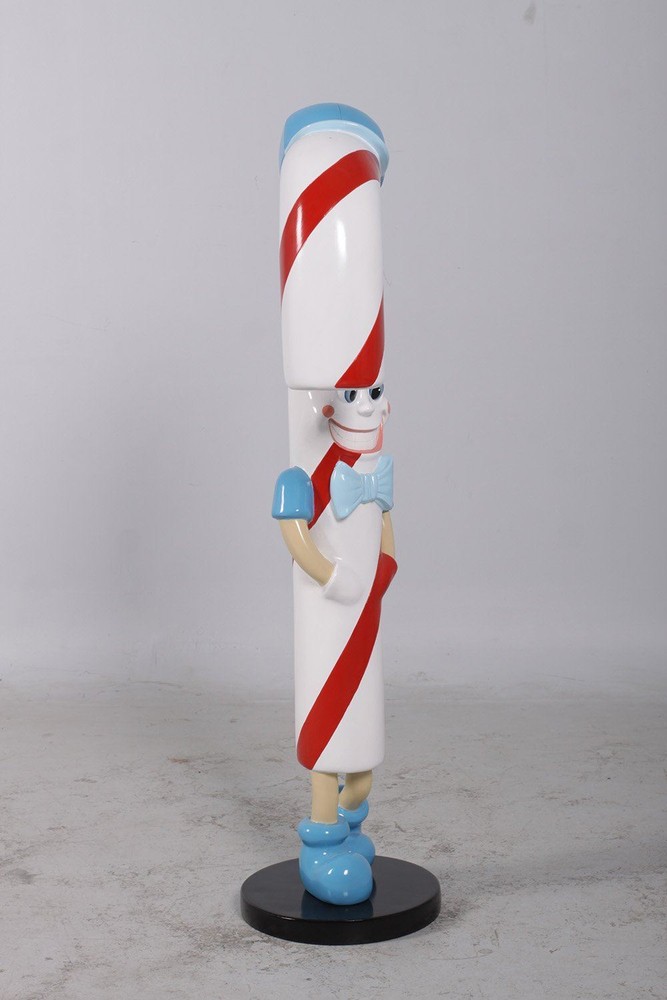 Comic Jr Candy Cane Boy Over Sized Statue Christmas Theme Decor Prop Display
