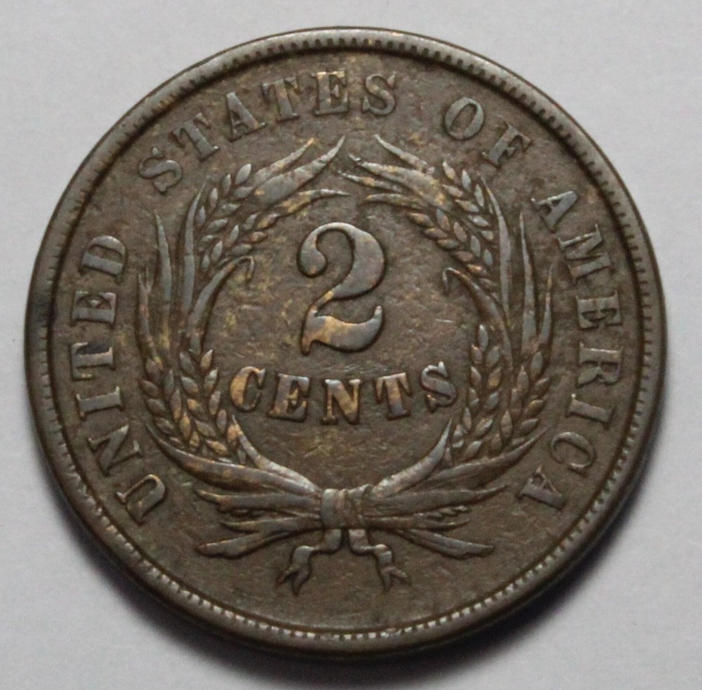 1864 2 Cent UM371