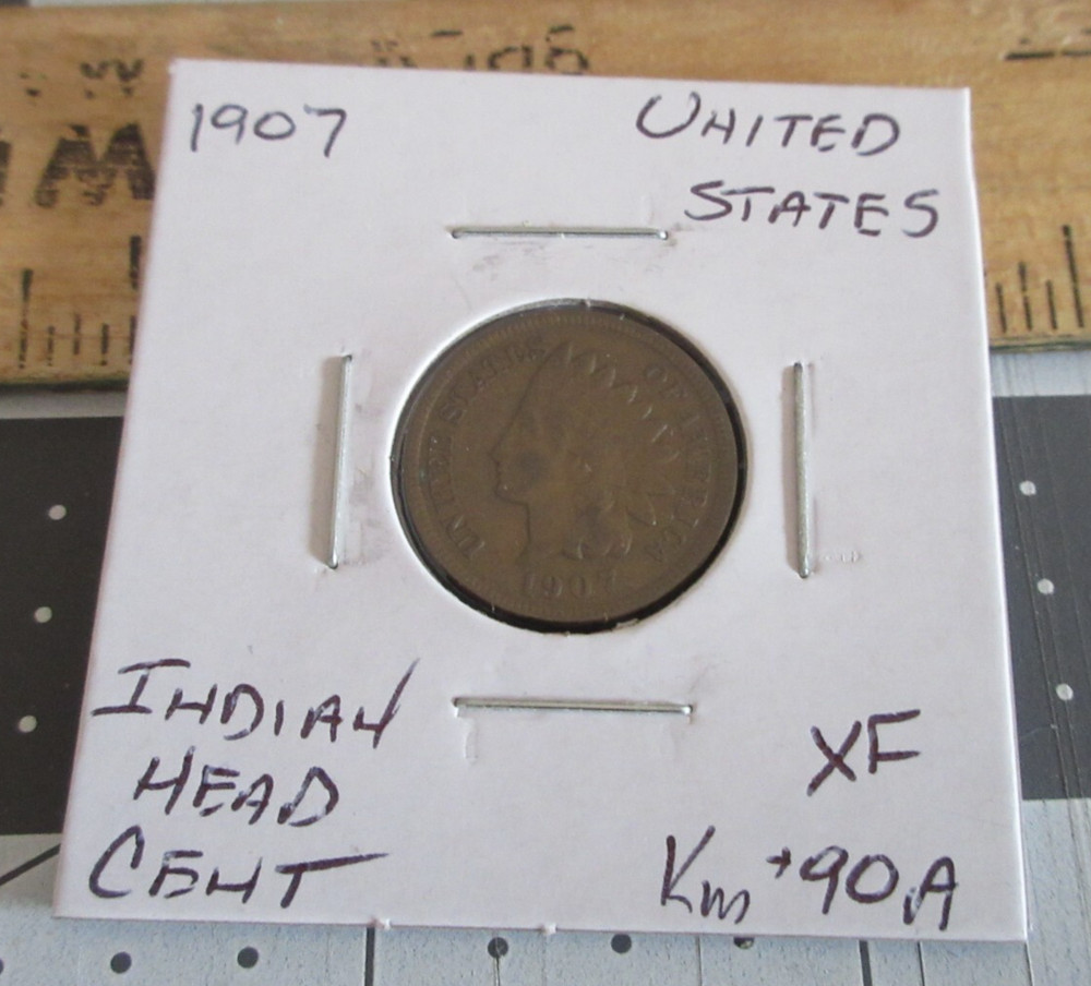 1907 - Indian Head Penny