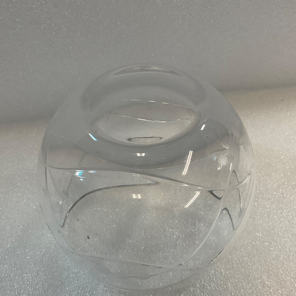 Etched Crystal Cup Glass With Geometric Design KitchenGnu